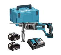 Makita DHR241RTJ Perforateur burineur SDS-plus à batteries 18V Li-Ion (2x batterie 5.0Ah) dans MAKPAC -2.0J