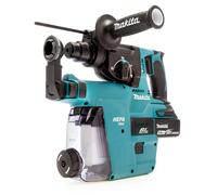Makita DHR242RTJW 18V Sds+ Marteau Perceuse Avec DX06 Poussière Extraction (2 X