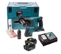 Makita DHR264ZJ Marteau perforateur double SDS+ avec 2 batteries 5 Ah, chargeur et étui 18 V