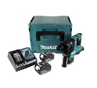 Makita DHR280RTJ SDS-PLUS Marteau combiné sans fil avec 2 batteries 18 V et 2 batteries 5,0 Ah + chargeur en coffret Makpac