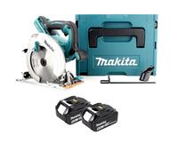 Makita DHS 710 GJ 36V Scie circulaire sans fil (2x 18V) 190x30mm + 2x Batteries 6.0Ah + Makpac - sans chargeur
