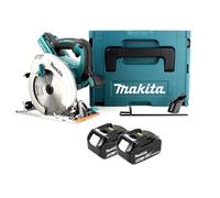 Makita DHS 710 TJ Scie circulaire sans fil 36V Li-Ion 190 mm + 2x Batteries 5.0Ah + Makpac - sans chargeur