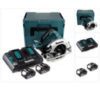 Makita DHS 782 PF2J Scie circulaire portative sans fil 36V (2x18V) 190 mm Brushless en Makpac + 2x 3,0 Ah batterie + double chargeur