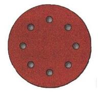 10 disques abrasifs MAKITA Ø 125 mm Red Auto-agrippant avec 8 trous