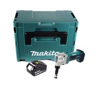 Makita DJN 161 G1J Grignoteuse sans fil 18 V + 1x Batterie 6.0 Ah + Coffret Makpac - sans chargeur