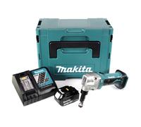 Makita DJN 161 RF1J 18 V Grignoteuse sans fil + Coffret Makpac + 1x Batterie BL 1830 3,0 Ah + Chargeur DC 18 RC