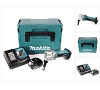 Makita DJN 161 RF1J 18 V Grignoteuse sans fil + Coffret Makpac + 1x Batterie BL 1830 3,0 Ah + Chargeur DC 18 RC