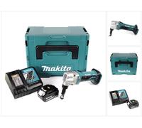 Makita DJN 161 RM1J 18V Grignoteuse sans fil + 1x Batterie 4,0Ah + Chargeur + Coffret Makpac
