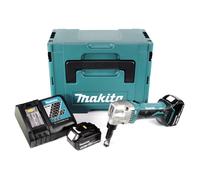 Makita DJN 161 RMJ 18 V Grignoteuse sans fil + Coffret Makpac + 2x Batteries BL1840 4,0 Ah + Chargeur DC 18 RC