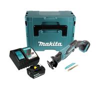 Makita DJR 183 RG1J Scie sabre sans fil 18 V + 1x Batterie 6,0 Ah + Chargeur + Coffret Makpac