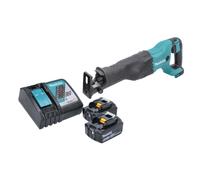 Makita DJR 186 RG Scie sabre sans fil 18 V + 2x Batteries 6,0 Ah + Chargeur