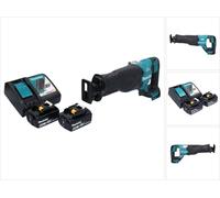 Makita DJR 187 RG Scie sabre sans fil 18 V brushless + 2x Batteries 6,0 Ah + Chargeur