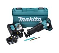 Makita DJR 187 RGK Scie sauteuse sans fil 18 V brushless + 2x Batteries 6.0 Ah + Chargeur + Coffret