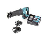 Makita DJR 360 RM Scie sabre sans fil 36V ( 2x18V ) + 2x Batteries 4,0 Ah + Chargeur