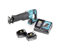 Makita DJR 360 RT Scie sabre sans fil 36V ( 2x18V ) + 2x Batteries 5,0 Ah + Chargeur