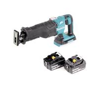 Makita DJR 360 T Scie sabre sans fil 36V ( 2x18V ) + 2x Batteries 5,0 Ah - sans chargeur