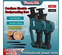 Makita DJR189 18V scie alternative électrique sans fil sans brosse Rechargeable bois métal coupe scie Portable scie outil électrique No Battery