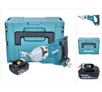 Makita DJS 200 M1J Cisaille à tôle sans fil 18 V 2,0 mm Brushless + 1x batterie 4,0 Ah + Makpac - sans chargeur