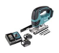 Makita DJV 180 RG Scie sauteuse sans fil 18V + 2x Batteries 6.0 Ah + Chargeur