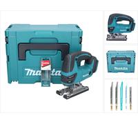 Makita DJV 180 ZJ Scie sauteuse sans fil 18 V + 5 pcs. jeu de lames de scie sauteuse + Makpac - sans batterie, sans chargeur