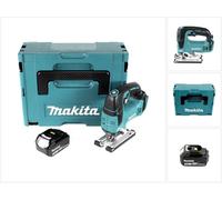 Makita DJV 182 F1J Scie sauteuse sans fil 18V Brushless 26mm + Coffret de transport Makpac + 1x Batterie BL1830 3,0 Ah - sans Chargeur