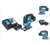 Makita DJV 184 RM1 Scie sauteuse pendulaire sans fil 18 V Brushless + 1x batterie 4,0 Ah + kit chargeur
