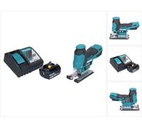 Makita DJV 185 RF1 Scie sauteuse pendulaire sans fil 18 V Brushless + 1x batterie 3,0 Ah + kit chargeur