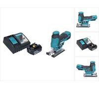 Makita DJV 185 RT1 Scie sauteuse pendulaire sans fil 18 V Brushless + 1x Batterie 5,0 Ah + Ladegert