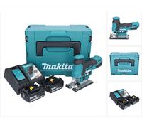 Makita DJV 185 RTJ Scie sauteuse pendulaire sans fil 18 V Brushless + 2x batterie 5,0 Ah + chargeur + Makpac