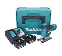 Makita DJV 185 RTJ Scie sauteuse pendulaire sans fil 18 V Brushless + 2x batterie 5,0 Ah + chargeur + Makpac