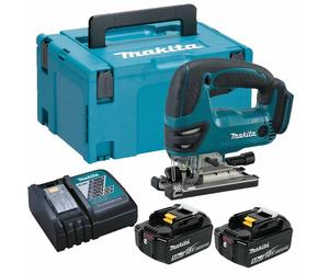 Makita DJV180RTJ 18 V Li-Ion Batterie Scie Sauteuse Ensemble (2x 5,0 Ah Batterie) En Mbox - Poignée D - Variable