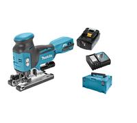 Makita DJV181RM1J Scie Sauteuse À Batteries 18V Li-Ion Set (1x Batterie 4,0Ah) Dans MAKPAC - Poignée En T - Moteur Sans Charbon