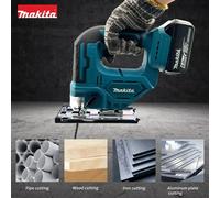 Makita DJV182Z 340W scie sauteuse sans brosse 18V sans batterie avec lame de scie poignée de baril sans fil outil électrique de charpentier Portable No battery