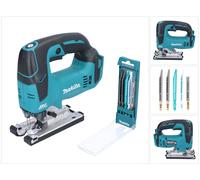 Makita DJV182Z Scie sauteuse sans fil 18V Brushless + Set de lames de scie sauteuse, 5 pcs. - sans batterie, sans chargeur