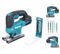 Makita DJV184Z Scie sauteuse sans fil 18V Brushless + Set de lame de scie sauteuse, 5 pcs. - sans batterie, sans chargeur