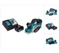 Makita DKP 180 RT1 Rabot sans fil 18 V 82 mm + 1x batterie 5,0 Ah + chargeur