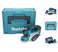Makita DKP 180 ZJ Rabot sans fil 18 V 82 mm + Makpac - sans batterie, sans chargeur
