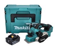 Makita DKP181G1J Rabot sans fil 82mm 18V Brushless + 1x Batterie 6,0 Ah + Coffret Makpac - sans chargeur