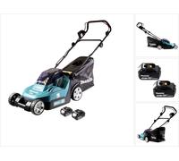 Makita DLM 382 F2 Tondeuse à gazon sans fil 36 V ( 2x 18 V ) 38 cm 40 l + 2x batterie 3,0 Ah - sans chargeur