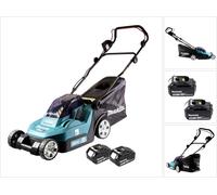 Makita DLM 382 G2 Tondeuse à gazon sans fil 36 V ( 2x 18 V ) 38 cm 40 l + 2x batterie 6,0 Ah - sans chargeur