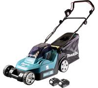Makita DLM 382 M2 Tondeuse à gazon sans fil 36 V ( 2x 18 V ) 38 cm 40 l + 2x batterie 4,0 Ah - sans chargeur