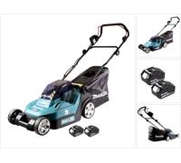 Makita DLM 432 G2 Tondeuse à gazon sans fil 36 V (2x 18 V) 43 cm brushless + 2x Batteries 6.0 Ah - sans chargeur