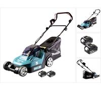 Makita DLM 432 T2 Tondeuse à gazon sans fil 36 V (2x 18 V) 43 cm brushless + 2x Batteries 5.0 Ah - sans chargeur