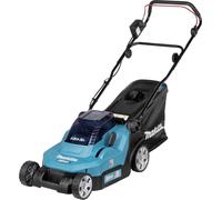 Makita DLM382PT2 - Tondeuse à gazon - sans fil - 18 V - 5 Ah - 2 batteries, sans chargeur