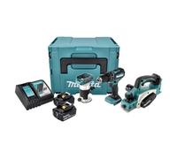 Makita DLX3116TJ Kit comco DHP485Z+DRT50Z+DKP180Z Li-ion LXT 18V (2xBL1850B+DC18RC+MAKPAC)