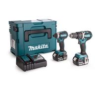 Makita Coffret perceuse/visseuse à percussion DLX2180TJ (DHP484, DTD153) 18V Li-ion 2x 5,0 Ah MAKPAC