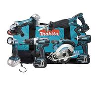 Makita Pack 6 outils sans-fil DLX6011 - 18V Li-ion - 3 batteries 3,0 Ah - sac