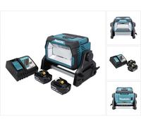 Makita DML 809 RF Projecteur de chantier à LED sans fil 18 V 10000 lm + 2x batterie 3,0 Ah + chargeur