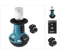 Makita DML 810 F Lampe LED sans fil 18 / 36 V ( 2 x 18 V ) 5500 lm IP54 + 2 batteries 3,0 Ah - sans chargeur