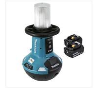 Makita DML 810 M Lampe LED sans fil 18 / 36 V ( 2 x 18 V ) 5500 lm IP54 + 2x batterie 4,0 Ah - sans chargeur